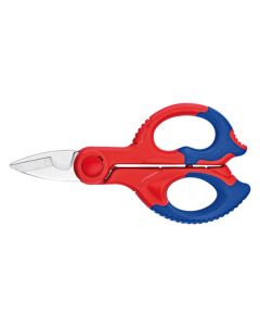 Tijera electricista knipex ma aislada 1000v mango bimaterial microdentado funda acero inox 95 05 155 sb