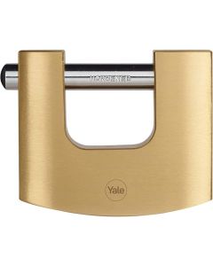 Candado seguridad arco rectangular 90mm laton yale
