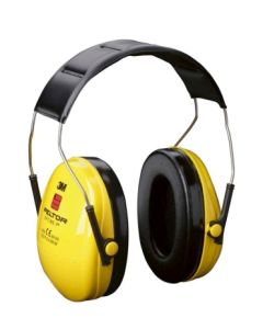 Protector auditivo antiruido amarillo optime 1 diadema 3m