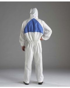 Mono trabajo desechable con capucha 3m blanco/azul p4540l