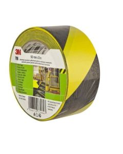 Cinta adhesiva 50mmx 33mt señalizacion 3m vinilo negra/amarilla 764 764anbl=7000062455