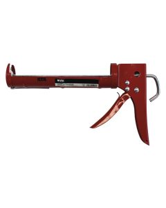 Pistola silicona cremallera reforzada metal nivel