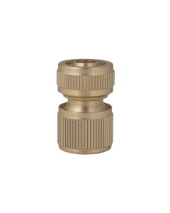 Conector riego rapido aqua stop 3/4" laton natuur nt98873