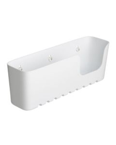 Cestillo baño ventosa rectangular blanco tatay 4520201