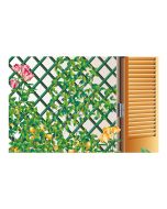 Celosía extensible plástico trelliflex 1 x 2 m. verde nortene