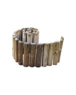 Bordura enrrollable de madera siloux 30 x 180 x ø 5 cm forest