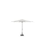 Parasol aluminio blanco 3 m tubo 48 mm import