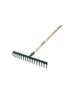 Rastrillo jardin 12 puas 30 cm con mango de 130 cm maiol