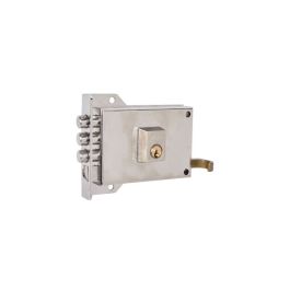 Cerradura sobr. 120x60mm 7ihn h.niq. pic/pal izq yale