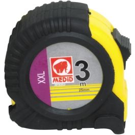 Flexometro medicion c/f 03mt-25,0mm funda goma medid