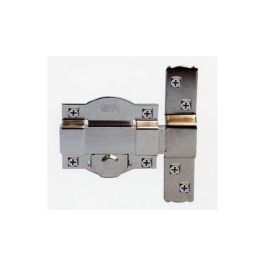 Cerrojo union electrica cilindro 40mm niquel, izquierda fac