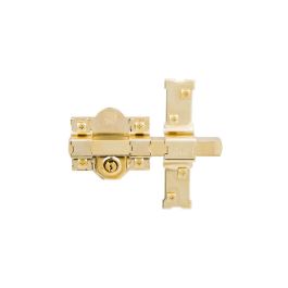 Cerrojo 301l/80 cilindro 50mm dorado fac