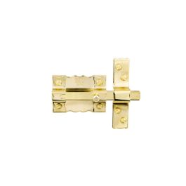 Cerrojo p87 sin llave 62x87mm dorado fac