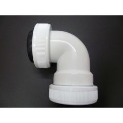 Codo tubo orientable 11/2"x40mm polipropileno blanco saneaplast