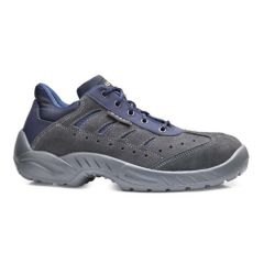 Zapato seguridad s1p deportivo puntera acero t41 piel serraje afelpado azul colosseum base