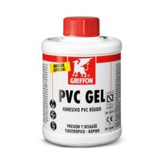 Adhesivo pvc rigido gel con brocha rapido bote 1 lt pvc gel griffon         105799