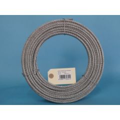 Cable industrial 6x19+1 06mm acero galvanizado cursol 12014010 100 mt