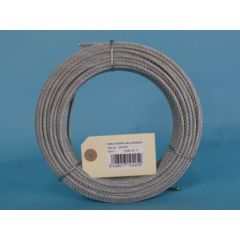 Cable industrial 6x7+1 4mm acero galvanizado cursol 120120083 25 mt