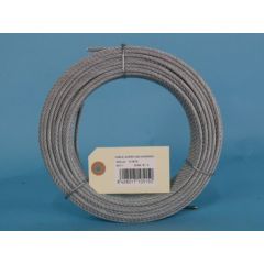 Cable industrial 6x7+1 5mm acero galvanizado cursol 120130082 15 mt