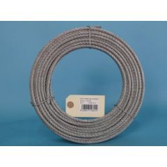 Cable industrial 6x7+1 6mm cursol acero galvanizado 12014008 100 mt