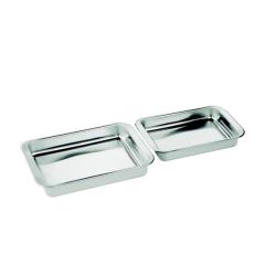 Bandeja De Horno De Acero Inoxidable VIOKS - Tamaño 422x370x23 Mm, Esmaltada, Repuesto Para Zanussi, Electrolux Y Otras Marcas