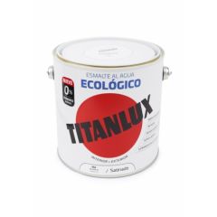 Esmalte acrilico satinado al agua ecologico 2,5 lt blanco titanlux   120751