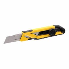 Cutter profesional 18mm stanley ma rueda bloqueo hoja acero inoxidable stht10268-0