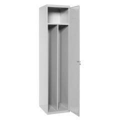 Taquilla vestuario 1 puerta con tornillos dividida 1800x400x500mm metal gris simonlocker divisor professional simonrack 90233d1140