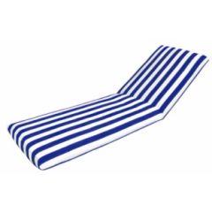 Cojin cama monoblock 180x50x15cm textil blanco/azul teplas 8426334017453