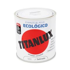 Esmalte acril sat. al agua ecologico 250 ml bl titanlux   128114