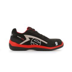 Zapato seguridad s3-src puntera composite t43 negra/roja sport evo sparco