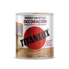 Barniz madera brillante palisandro 250 ml sintetico interior/exterior titanlux m10100614