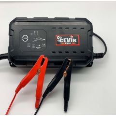 Cargador bateria 6/12v-1.1a plastico negro cevik