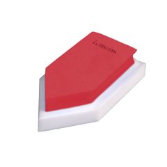 Talocha albañil 230x120mm angular bellota polietileno blanco/rojo 5881pe