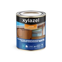 Protector acrilico madera castaño 750 ml exterior mate xylazel  co