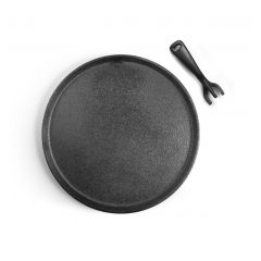Plato cocina con agarre 30cm hierro fundido negro 625930 ibili