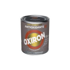 Esmalte antioxidante oxiron liso efecto forja 4 l gris acero