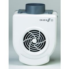 Extractor cocina centrifugo bandeja recogegrasa 250m3/h plastico ignifugo blanco