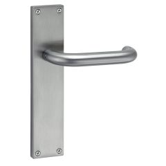 Manivela puerta 30400-inox placa larga acero inox 30400 clovan