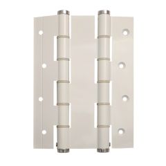 Bisagra puertas vaiven doble accion 180x40mm blanco justor acero inox 5914.06 2 pz 5914.06
