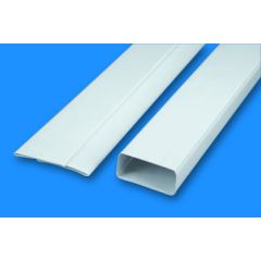 Tubo extraccion aire rectangular ignifugo y autoextinguible plegable 110x55x1500mm termoplastico blanco sist 100 tubpla pl-501