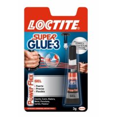 Pegamento instantaneo gel powerflex 3 gr super glue3 loctite         64902