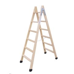 ⇒ Comprar Escalera industrial de tijera tacos antideslizantes doble 8  peldaños 2,00mt madera escaleras climent d8t ▷ Más de 200 tiendas ✔️