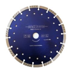 Disco corte profesional segmentado turbo 230 mmx10mm macodiam mat34t230-10