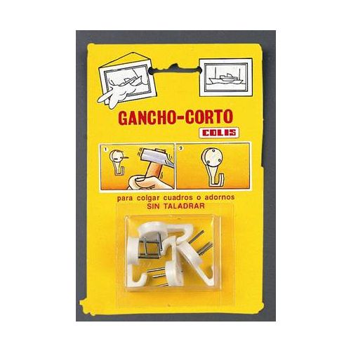 ⇒ Comprar Gancho fijacion cuadros carga max.14kg sin taladrar colis 1003 ▷  Más de 200 tiendas ✔️