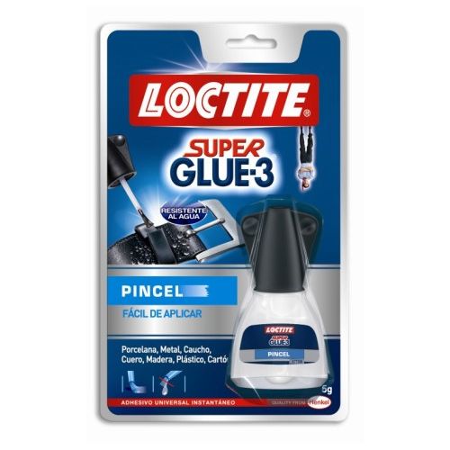 Super Glue-3 pegamento Pincel universal instantáneo envase 5 g