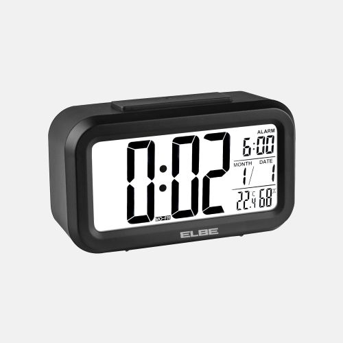 ⇒ Comprar Reloj despertador digital negro elbe ▷ Más de 200 tiendas ✔️