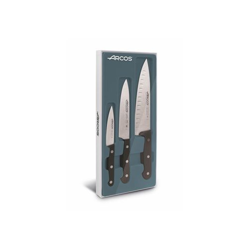 ⇒ Comprar Juego cuchillos acero inox universal arcos 3 pz 807410 ▷ Más de  200 tiendas ✔️