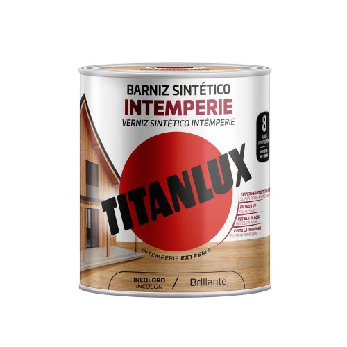 ⇒ Comprar Barniz madera brillante incoloro 750 ml sintetico exterior  titanlux m14100034 ▷ Más de 200 tiendas ✔️